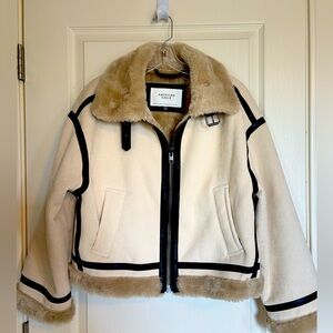 American Eagle cropped bomber jacket size small